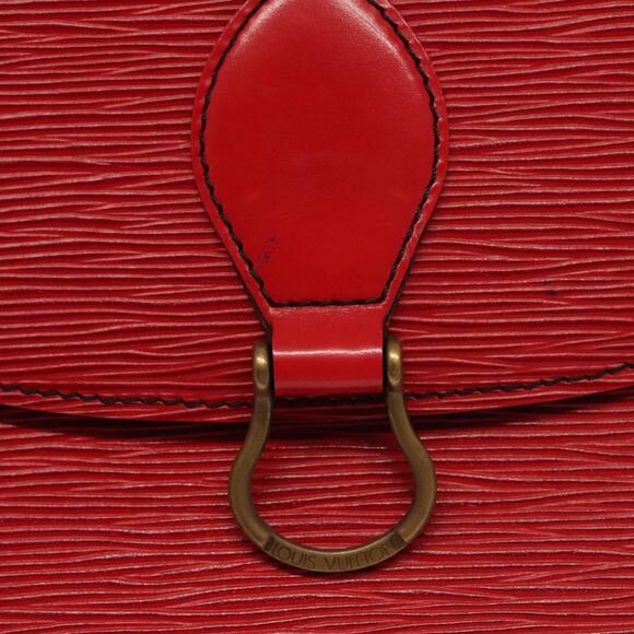LOUIS VUITTON Epi Saint Cloud GM Shoulder Bag Red M52197 - Picture 9 of 16
